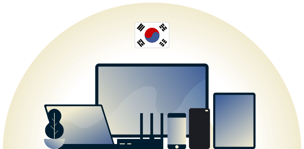 VPN Hàn Quốc bảo vệ đa dạng thiết bị.